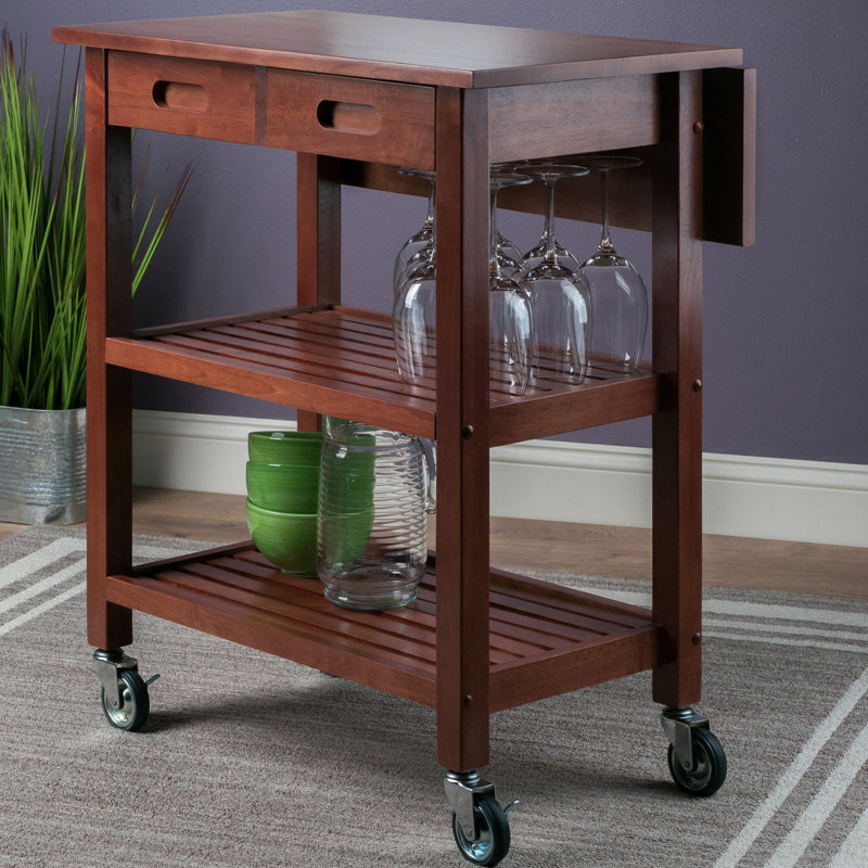 Winsome Jonathan Kitchen Cart & Reviews Wayfair